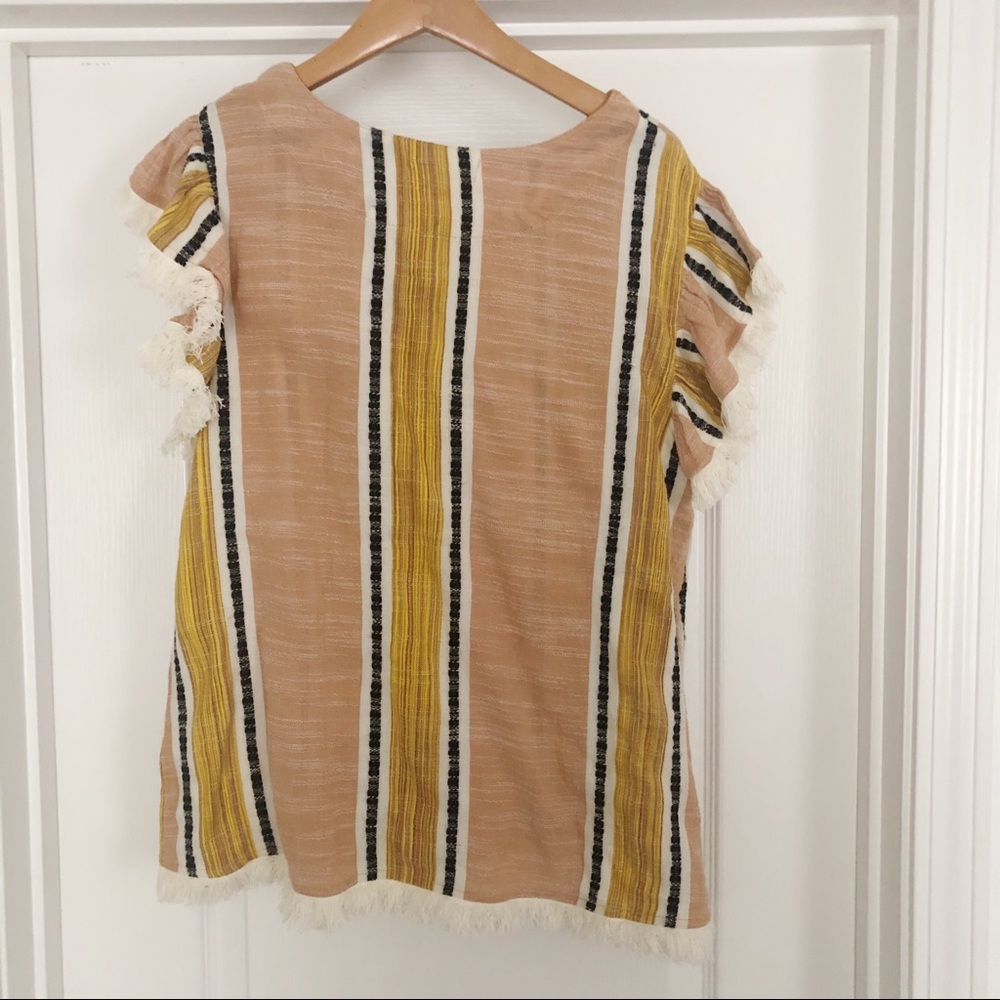 COPY - Roolee Striped Linen Blouse - Picture 3 of 3